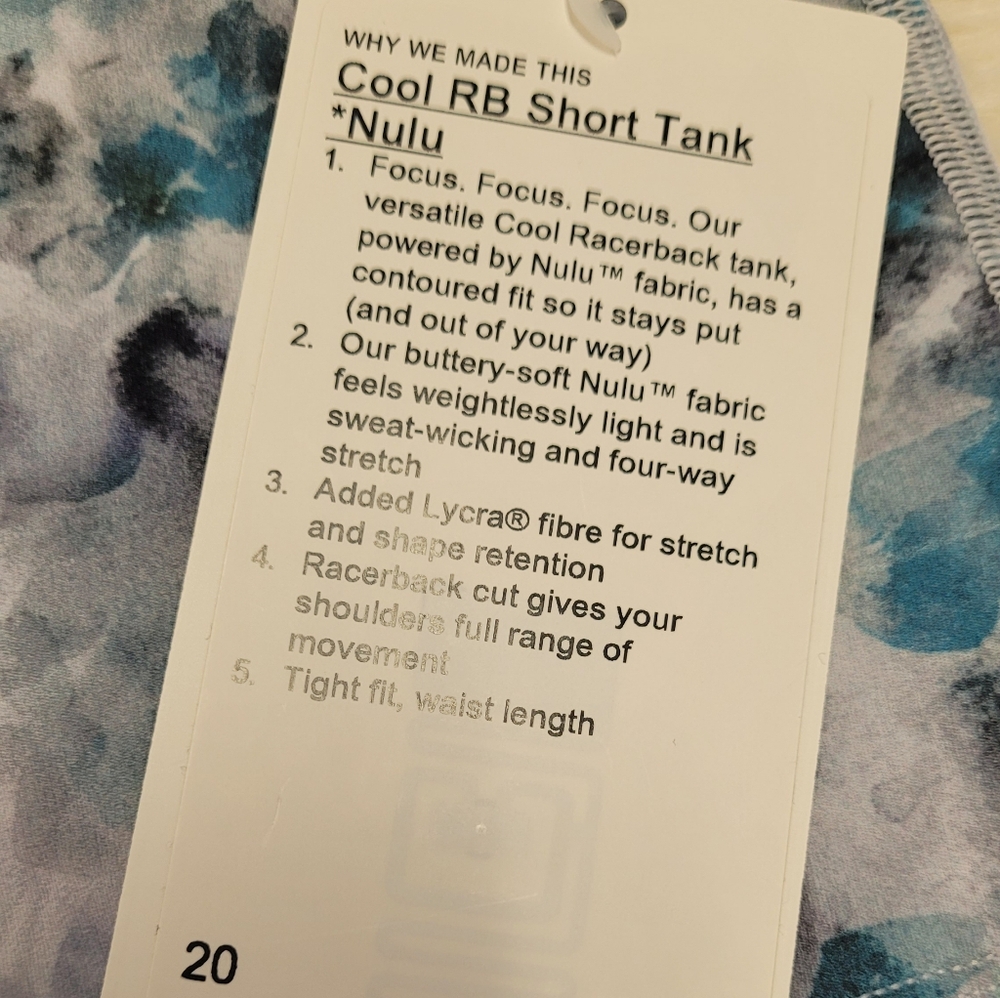 Lululemon Multicolor Racerback Tank Top - Picture 7 of 10